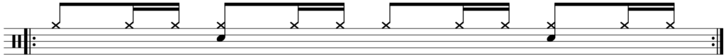 hi-hat and snare drum pattern systems exercise for drum set eighth notes and sixteenths