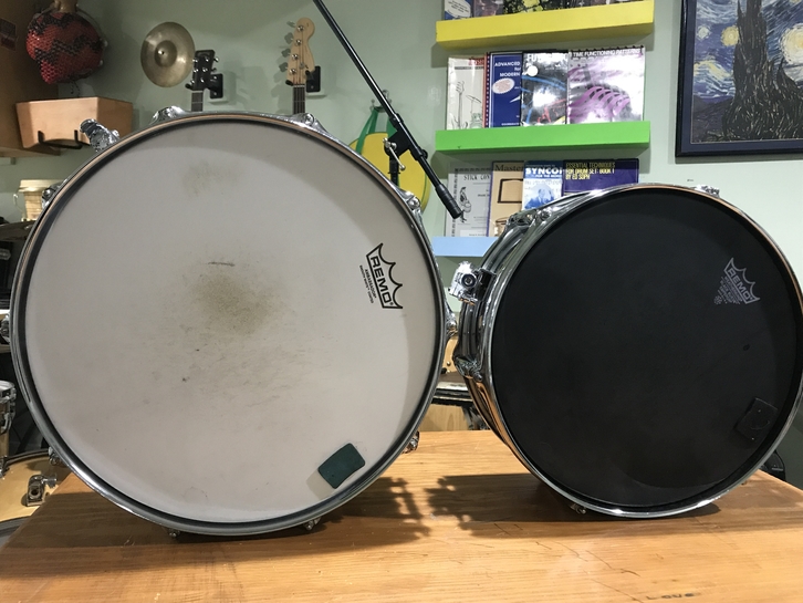 14 inch and 12 inch snare drums comparison