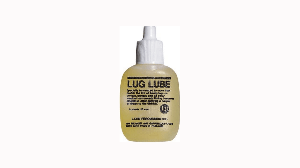 lug lube for maintaining conga hardware