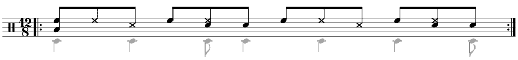 bembe conga rhythm musical notation