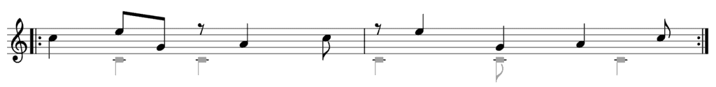 piano montuno musical notation