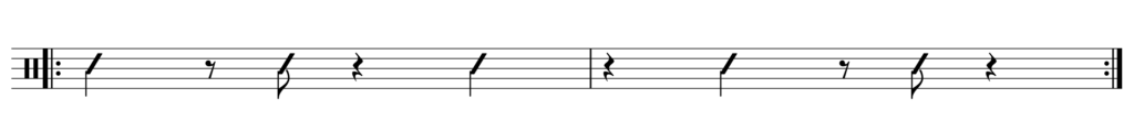 bossa nova beats partido alto musical notation