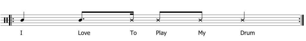 drum circle rhythm example notation